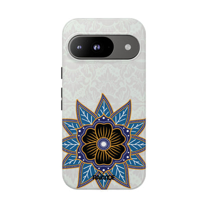 Blue Bloom - Funda resistente para Google Pixel (brillante)