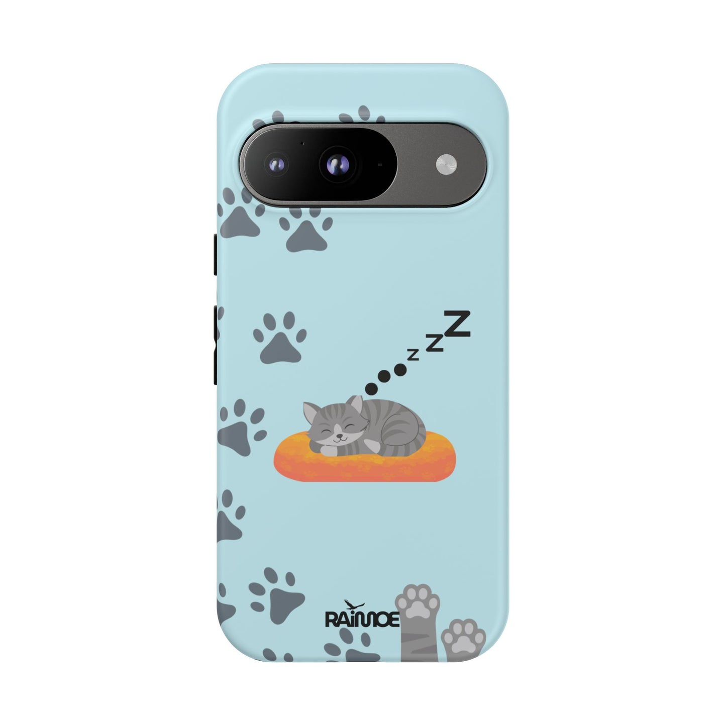 Snoozy Kitty - Funda resistente mate para Google Pixel