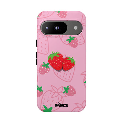 Fresa Jugosa - Funda Resistente para Google Pixel (Brillante)