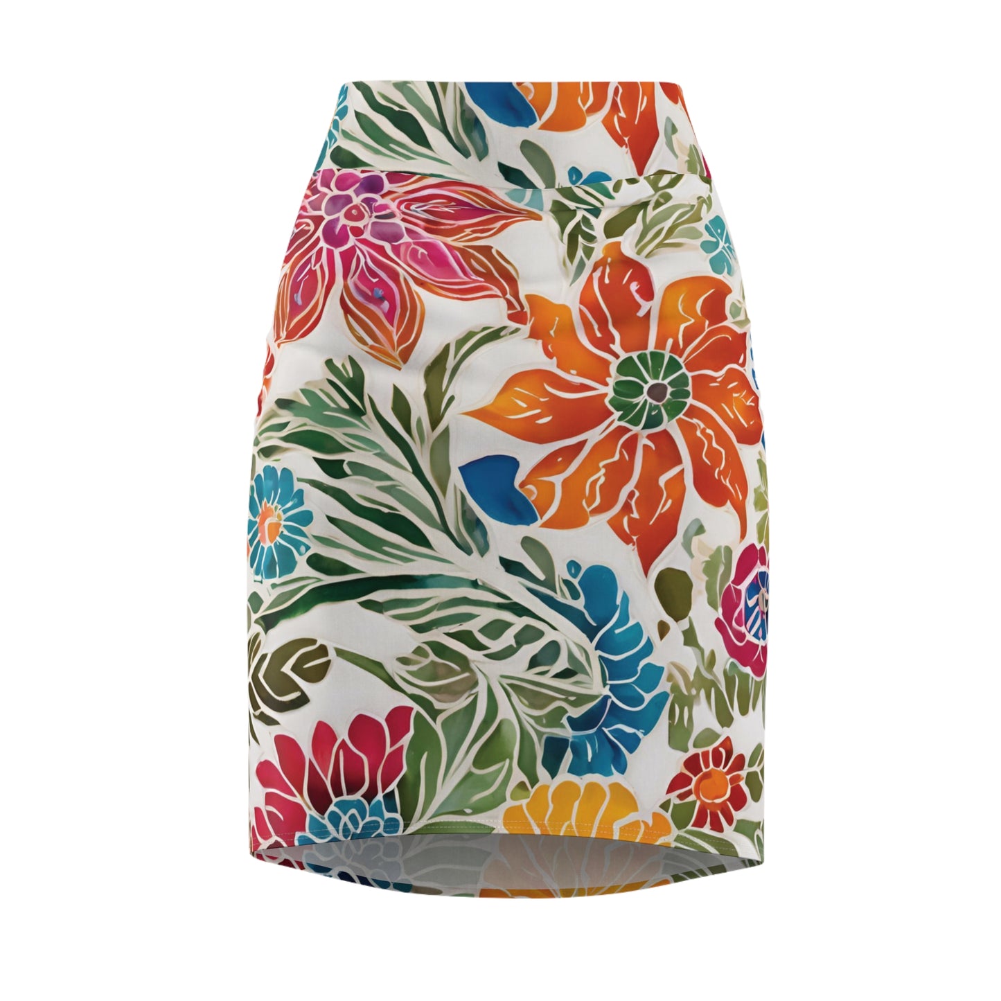 Falda tubo de primavera para mujer