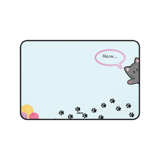 Cat Meow Desk Mat