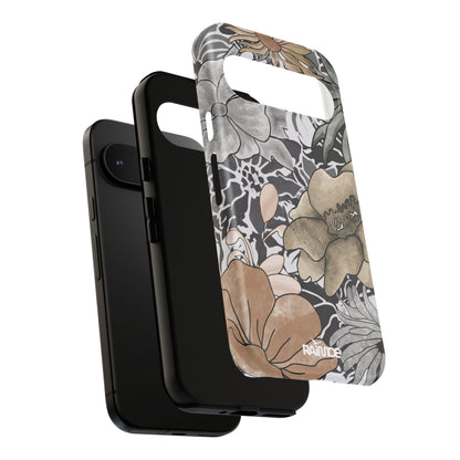 Funda resistente con diseño floral rústico para Google Pixel (mate)