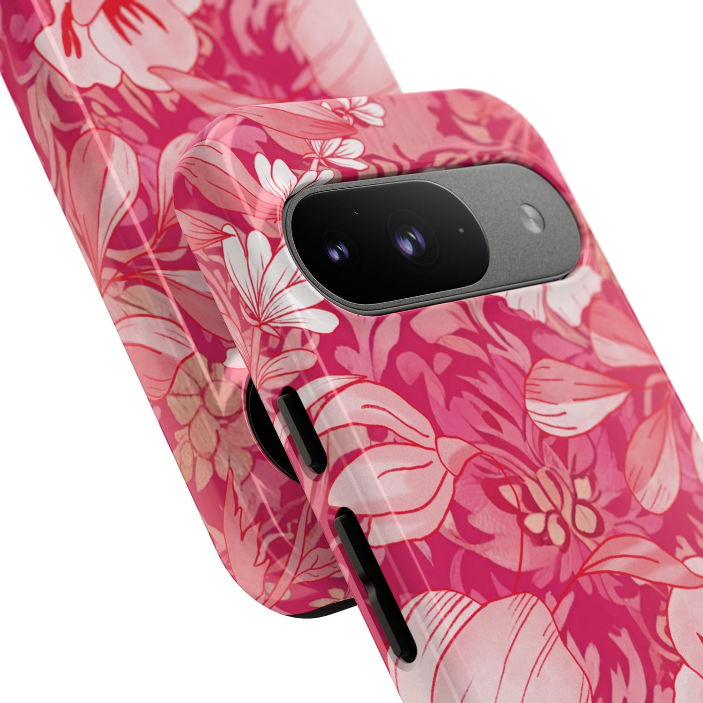 ピンクの女神 - Google Pixel タフケース (光沢)