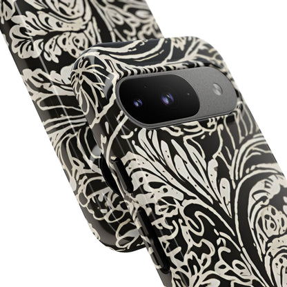 Funda resistente con diseño de hoja de arce para Google Pixel (brillante)