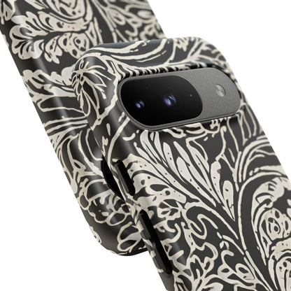 Funda resistente mate para Google Pixel con efecto Leaf Stroke