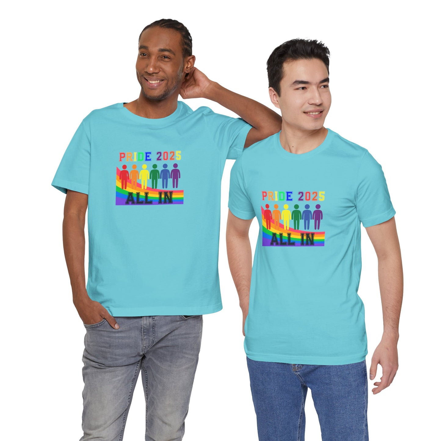 Pride 2025 All in Unisex Tee