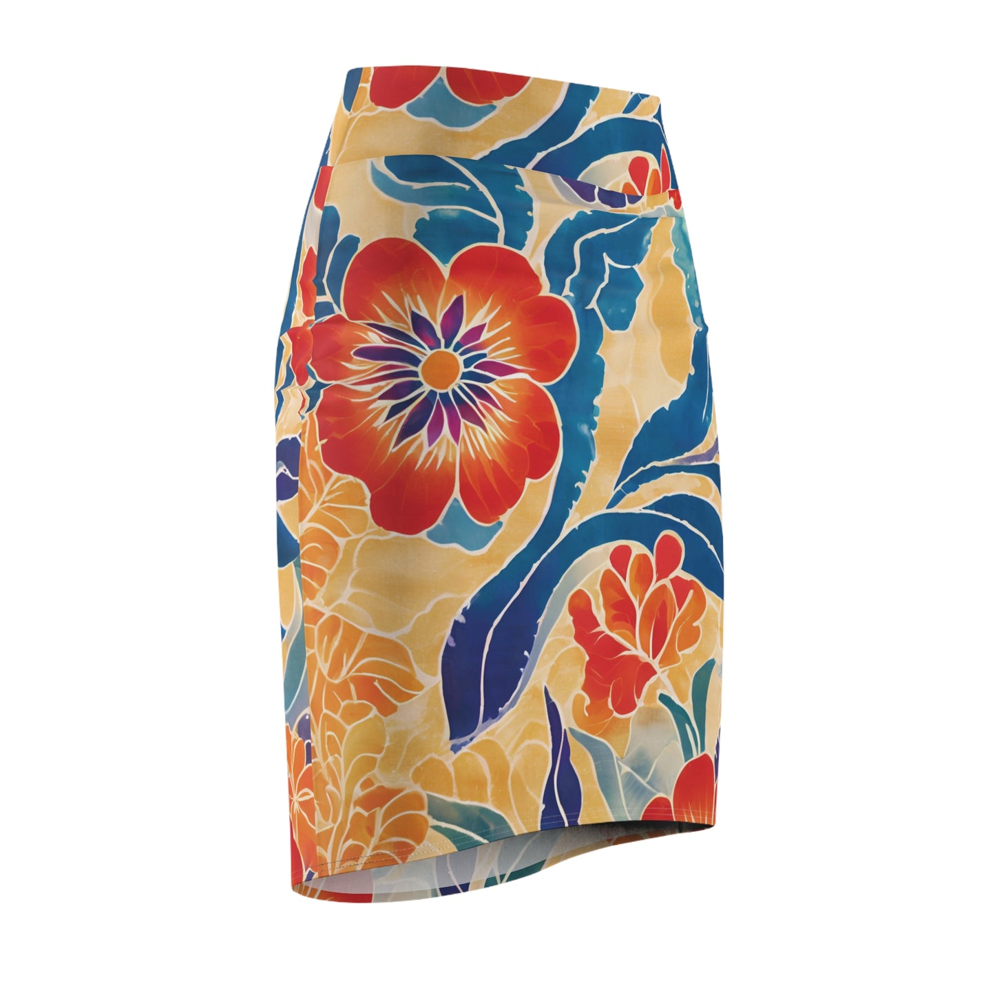 Yellow Beauty Women's Pencil Skirt