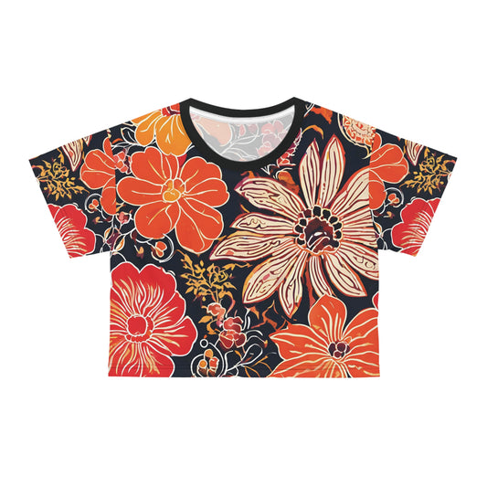 ウォームロマンス ウィメンズ クロップTシャツ