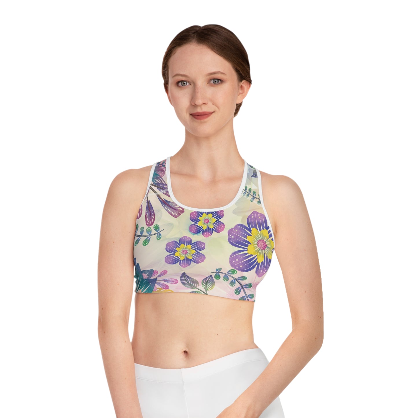 Bright Iris Sports Bra