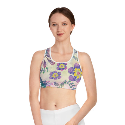 Bright Iris Sports Bra