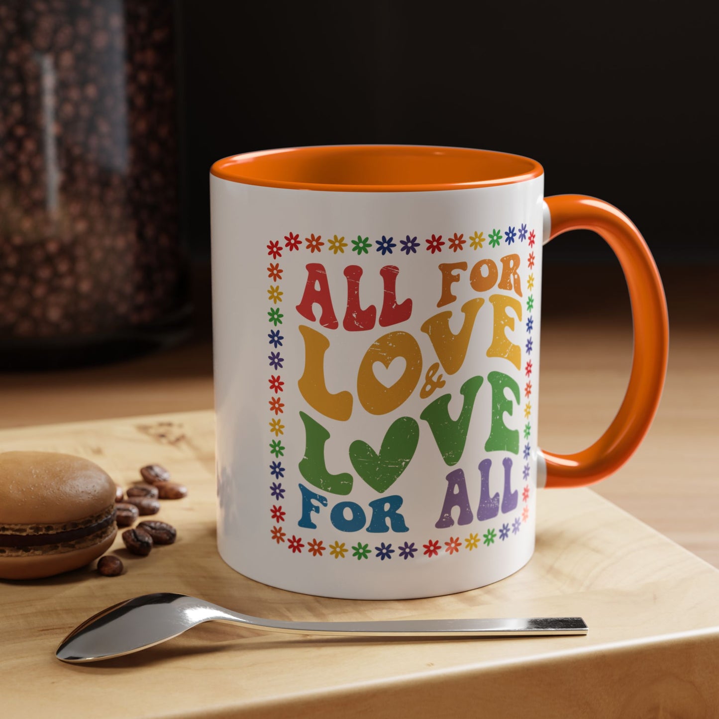 Colorful Love Quote Coffee Mug