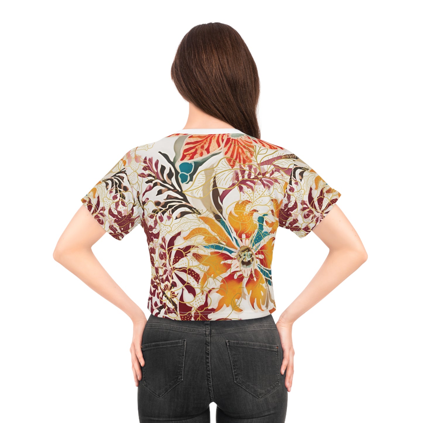 Auburn Woman's Crop Tee