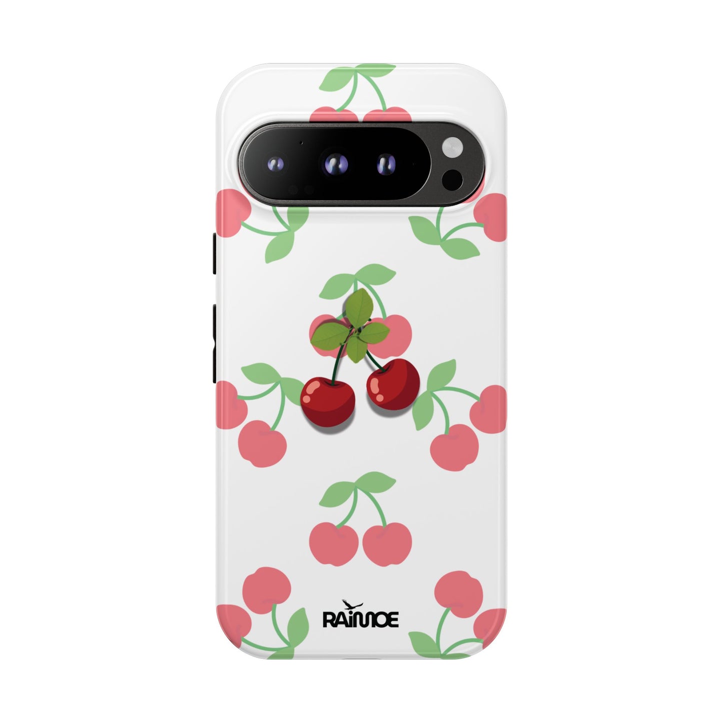 Funda resistente Red Cherry para Google Pixel (brillante)