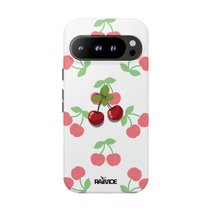Funda resistente Red Cherry para Google Pixel (brillante)