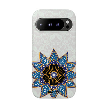 Blue Bloom - Funda resistente para Google Pixel (brillante)