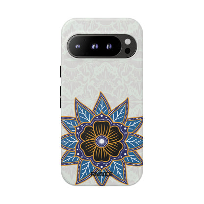 Blue Bloom - Funda resistente mate para Google Pixel