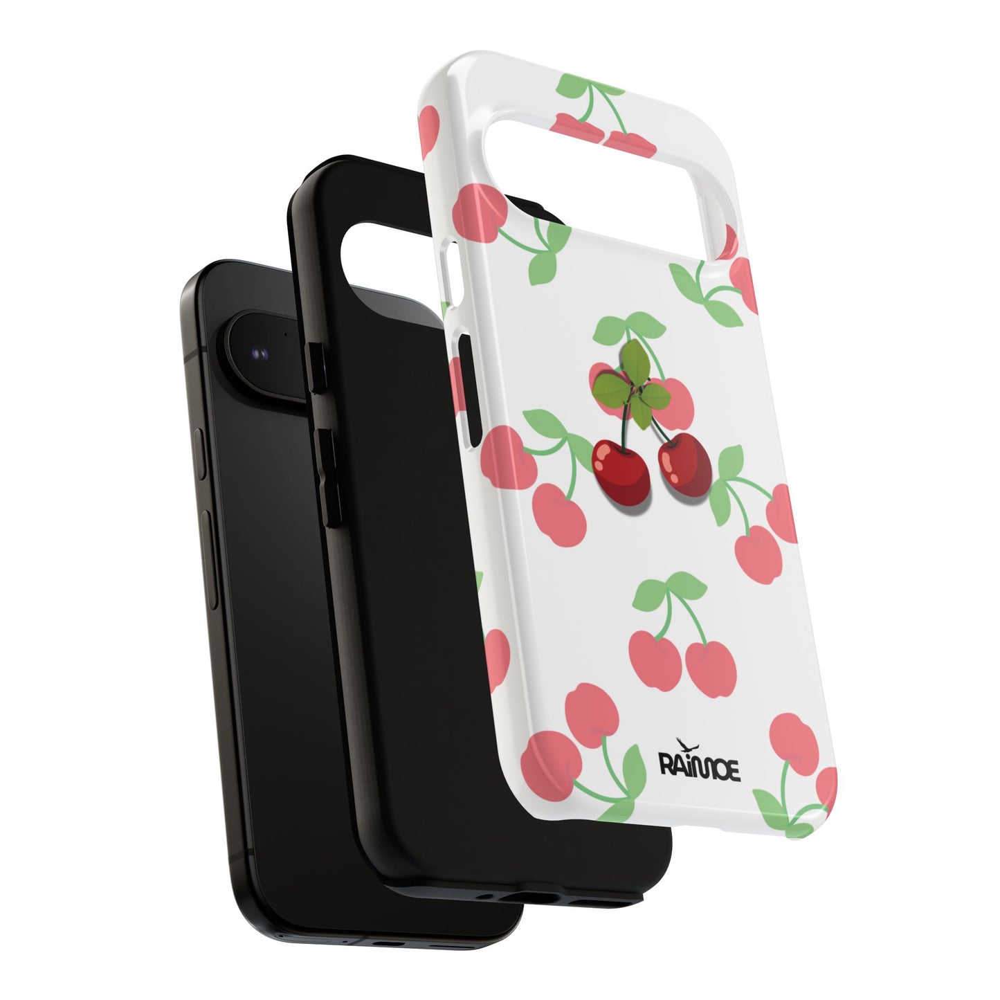 Funda resistente Red Cherry para Google Pixel (brillante)