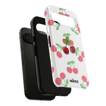 Funda resistente Red Cherry para Google Pixel (brillante)