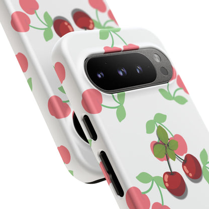 Funda resistente Red Cherry para Google Pixel (mate)