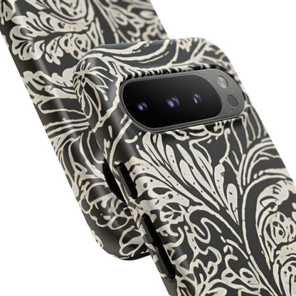 Funda resistente mate para Google Pixel con efecto Leaf Stroke