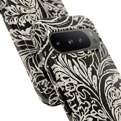 Funda resistente con diseño de hoja de arce para Google Pixel (brillante)