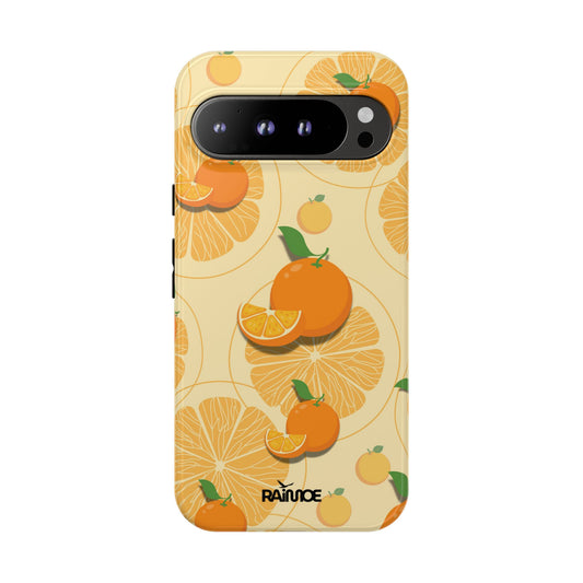 Madly Orange - Funda resistente para Google Pixel (brillante)