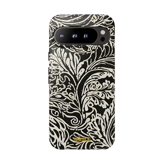 Funda resistente con diseño de hoja de arce para Google Pixel (brillante)