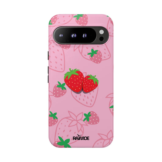 Fresa Jugosa - Funda Resistente para Google Pixel (Brillante)