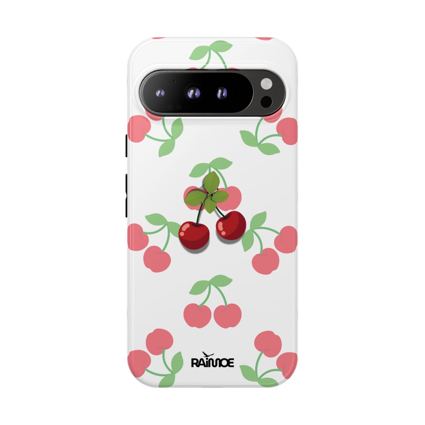 Funda resistente Red Cherry para Google Pixel (brillante)