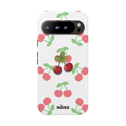 Funda resistente Red Cherry para Google Pixel (mate)