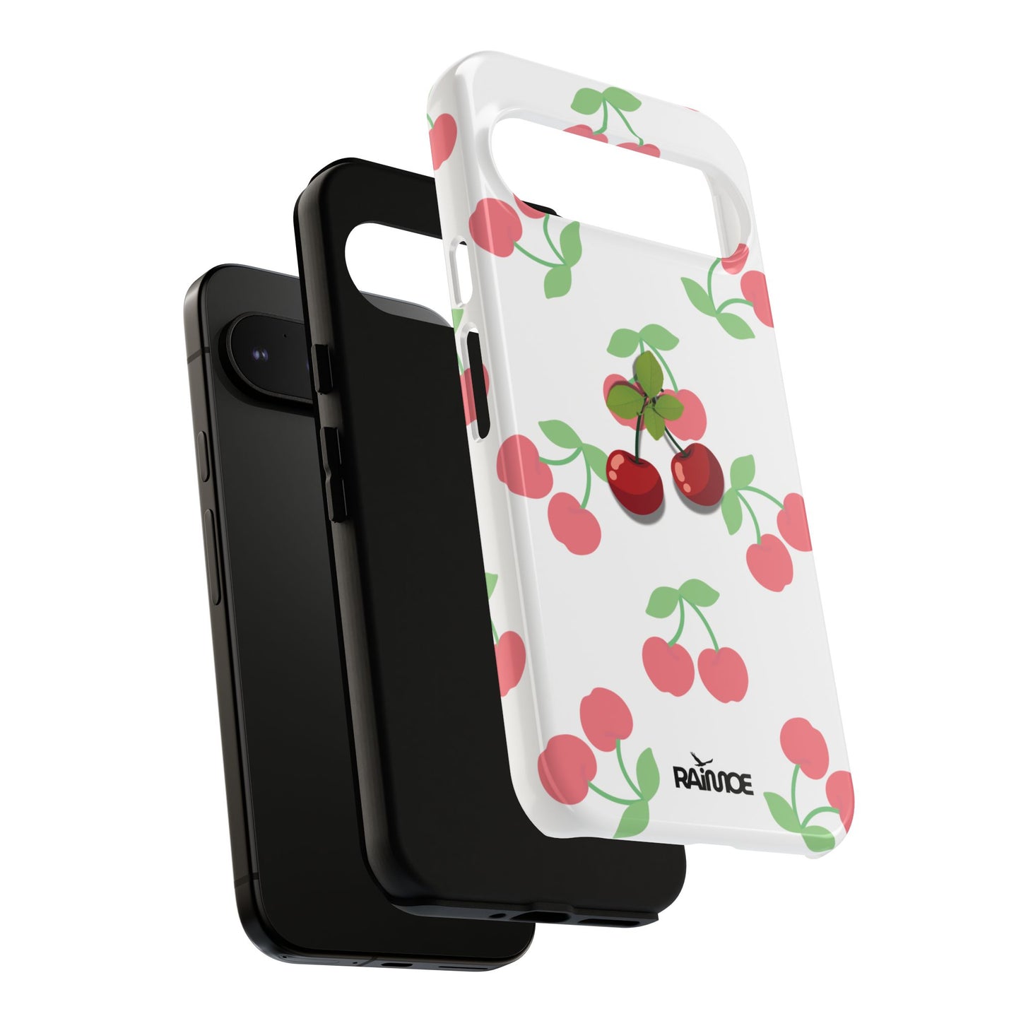 Funda resistente Red Cherry para Google Pixel (brillante)