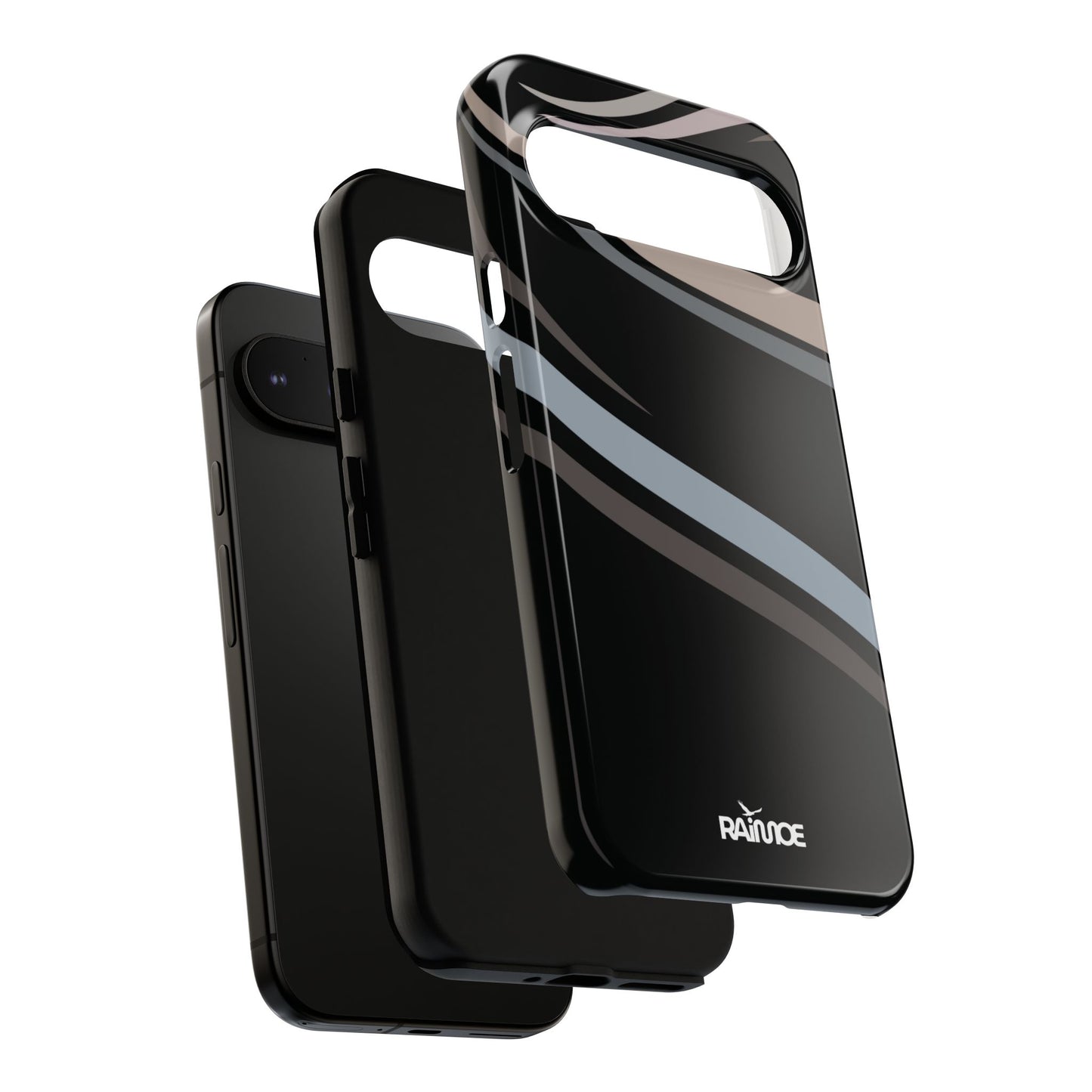 Funda resistente con líneas onduladas para Google Pixel (brillante)