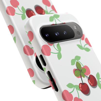 Funda resistente Red Cherry para Google Pixel (mate)
