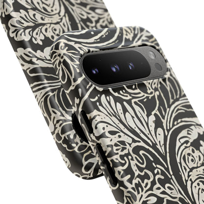Funda resistente mate para Google Pixel con efecto Leaf Stroke