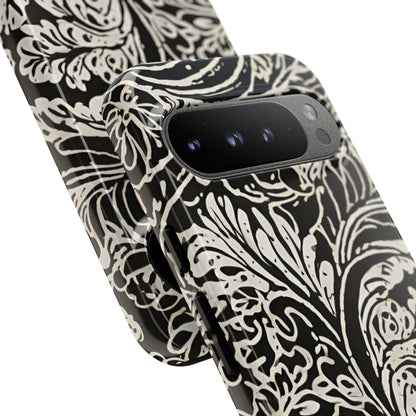 Funda resistente con diseño de hoja de arce para Google Pixel (brillante)