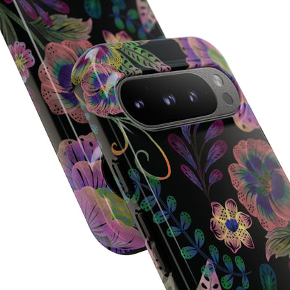 ピンク ルミナ - Google Pixel タフケース (光沢)