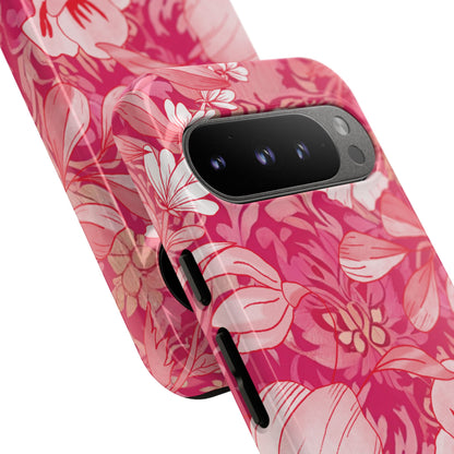 ピンクの女神 - Google Pixel タフケース (光沢)