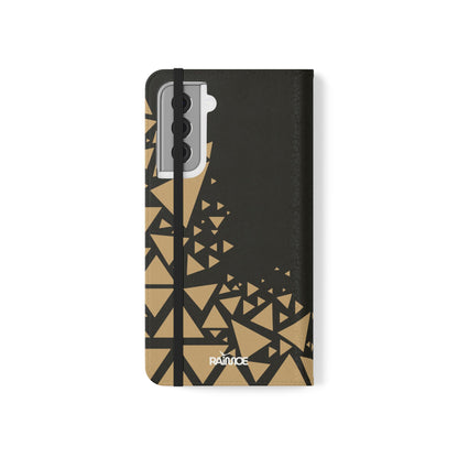 トライアングルウェブ - Samsung Galaxy フリップケース
