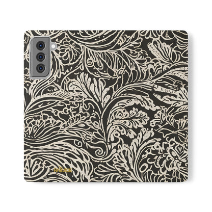 Funda con tapa para Samsung Galaxy con diseño de hoja