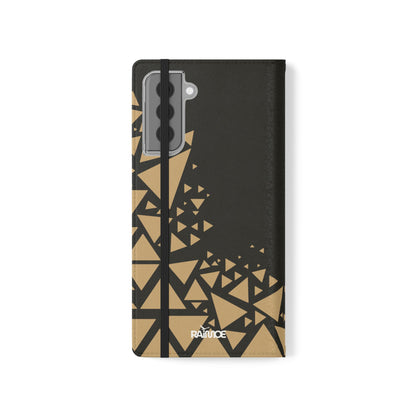 トライアングルウェブ - Samsung Galaxy フリップケース