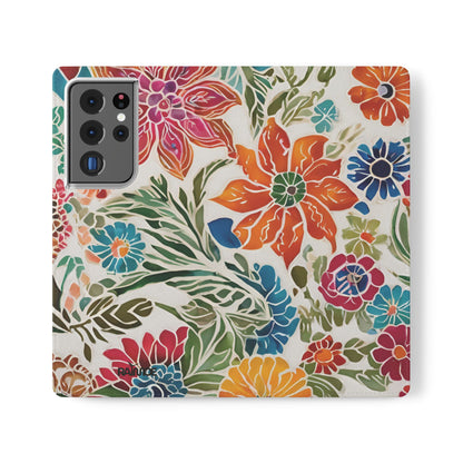 Primavera - Funda con tapa para Samsung Galaxy