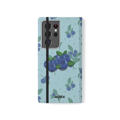 ブルーベリーバースト - Samsung Galaxy フリップケース