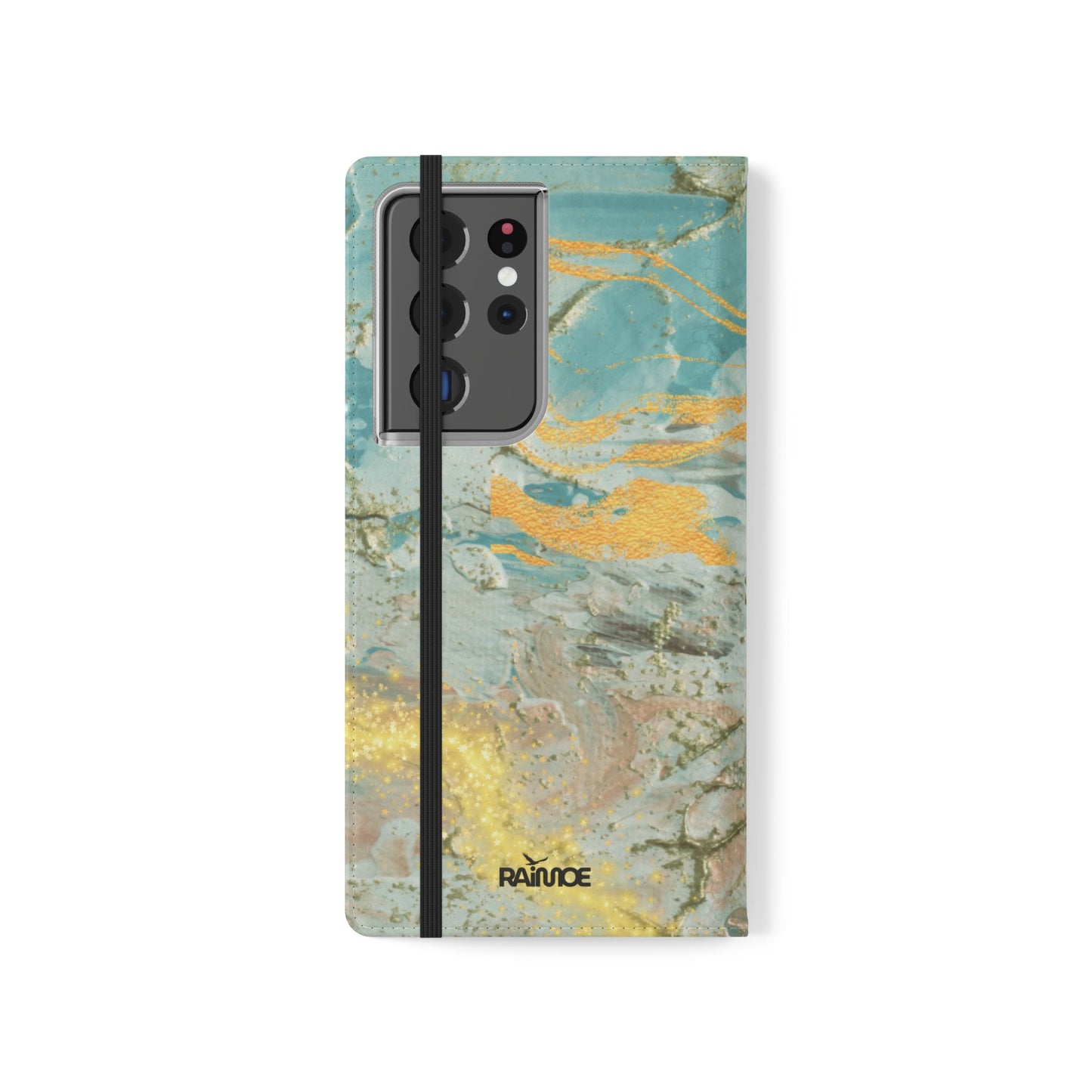 ゴールデン ウェーブ - Samsung Galaxy フリップケース