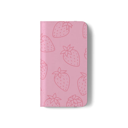 Fresa jugosa - Funda con tapa para Samsung Galaxy