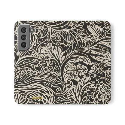 Funda con tapa para Samsung Galaxy con diseño de hoja