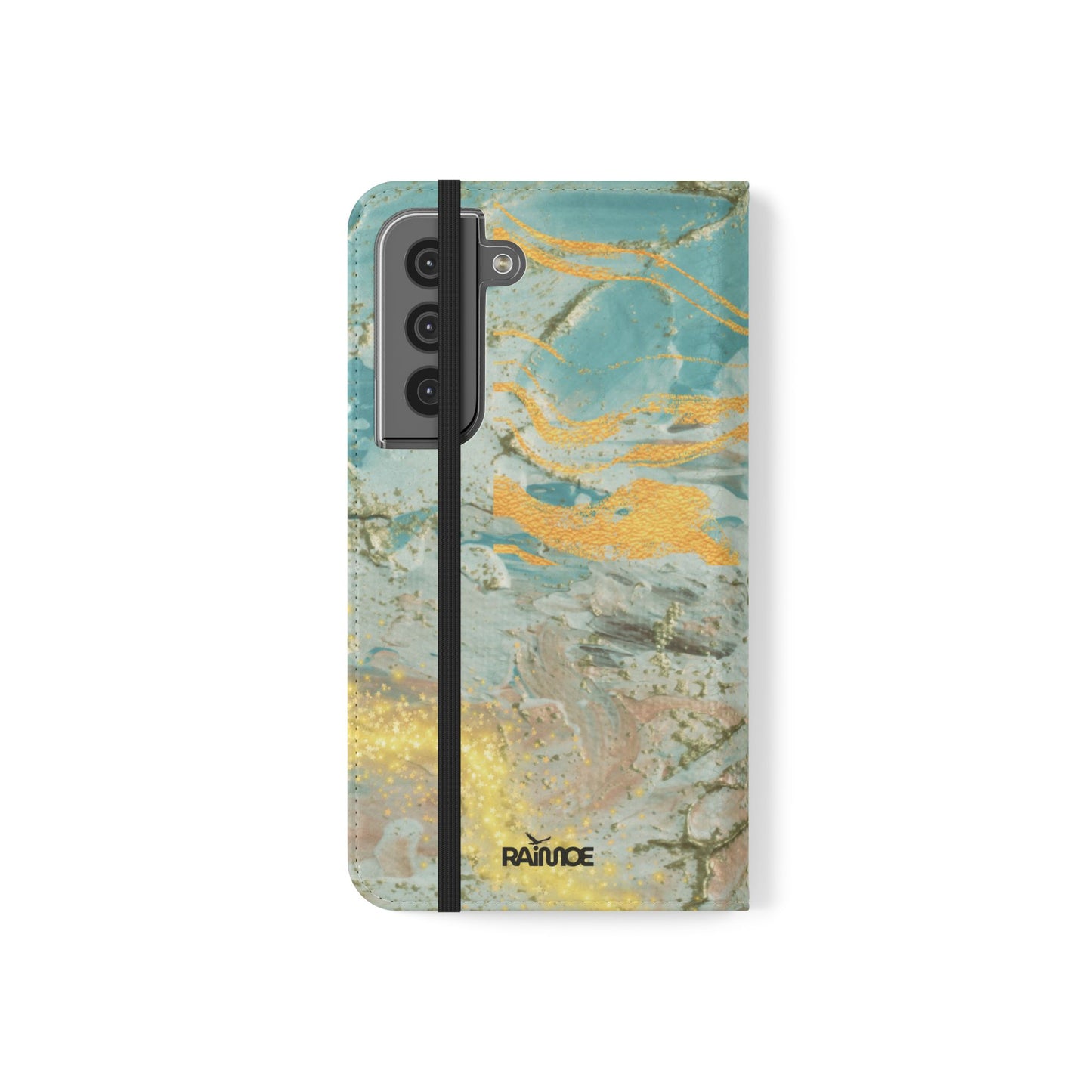 ゴールデン ウェーブ - Samsung Galaxy フリップケース