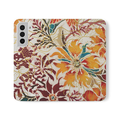 Auburn Floral - Samsung Galaxy Flip Case