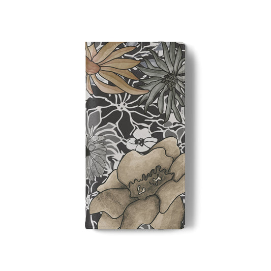 Funda con tapa para Samsung Galaxy con diseño floral rústico