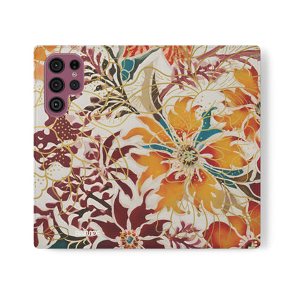 Auburn Floral - Samsung Galaxy Flip Case