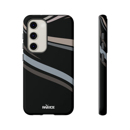 Funda rígida brillante para Samsung Galaxy con líneas onduladas